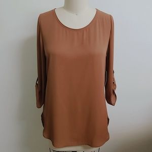 Roll-Tab Sleeve Tunic